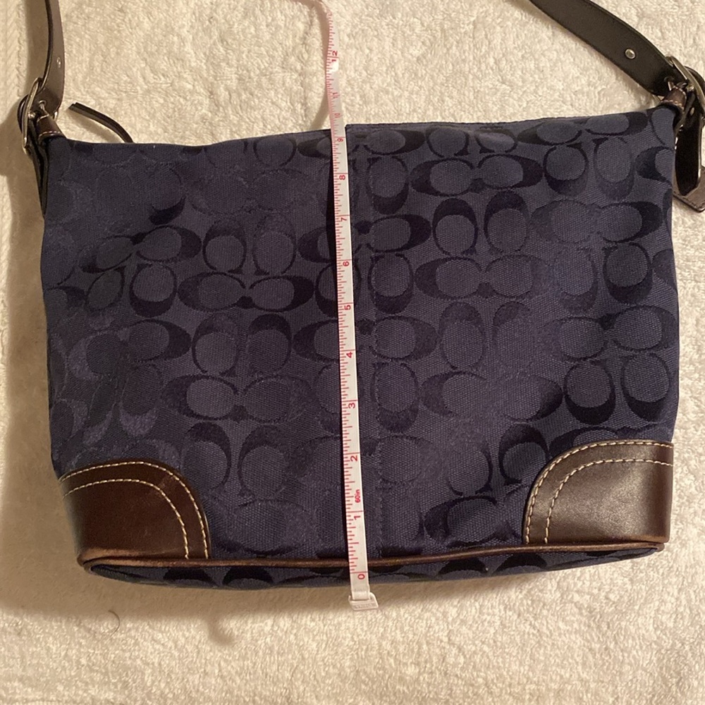 Coach Signature Shoulder Bag - Picture 10 of 12